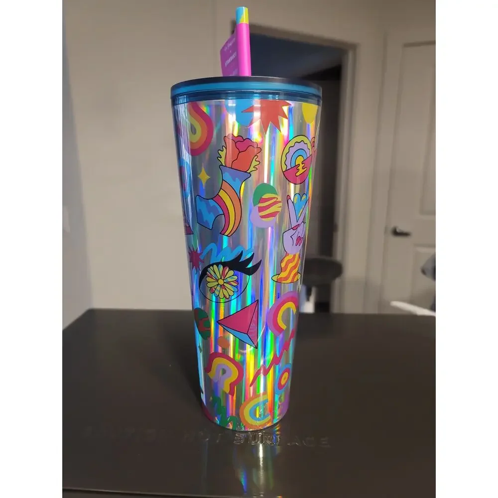 Starbucks x Tim Singleton Silver Pride Tumbler